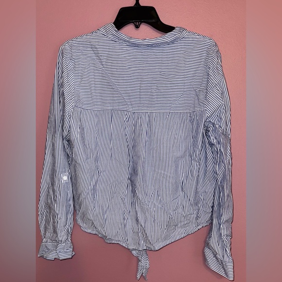 Beachlunchlounge Navy and White Striped Top - Picture 3 of 3